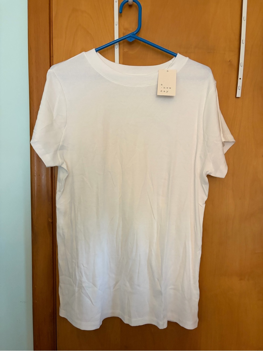 a new day White Short Sleeve Crew Tee